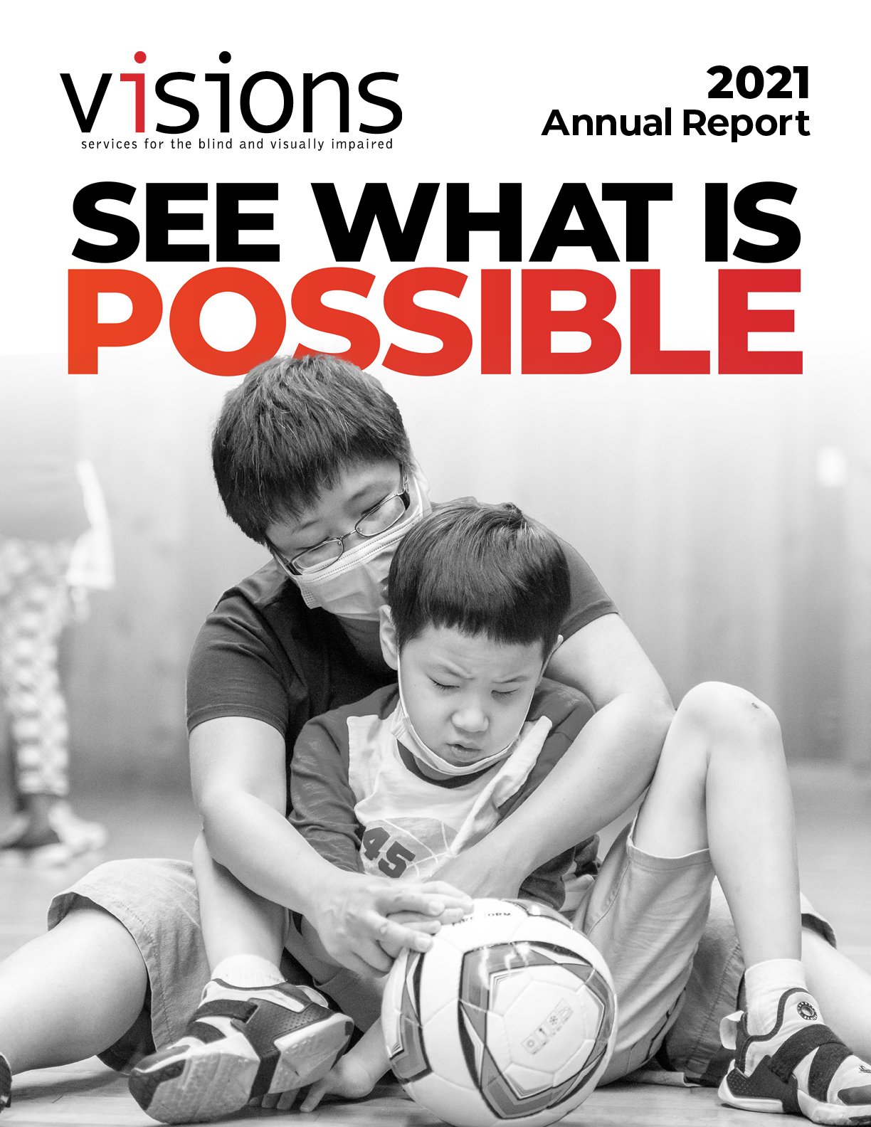VISIONS 2021 Annual Report Cover.