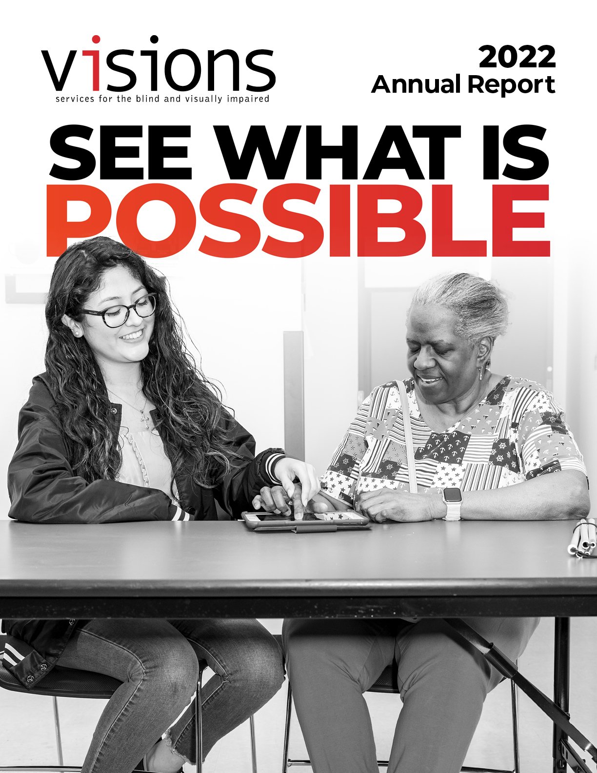 VISIONS 2022 Annual Report Cover.
