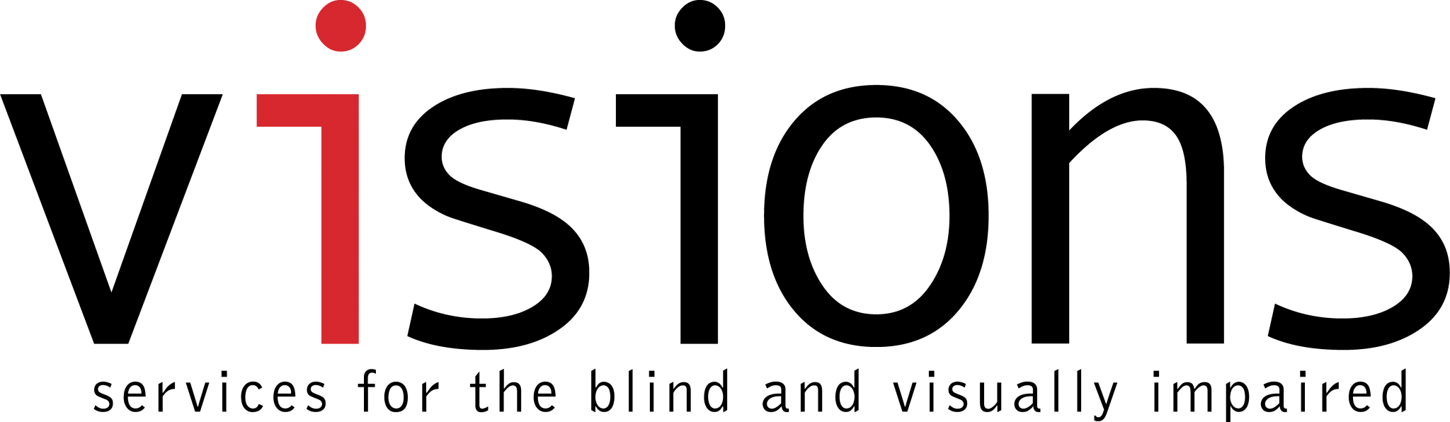 Graphic: VISIONS Services for the Blind and Visually Impaired, Logo